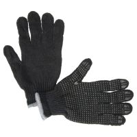 Handschuh Nylon PVC Schwarze Punkte Größe 8