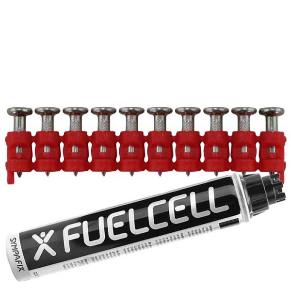 Fuel Cell Pack Betonnägel C5-3,0×17 XH NK (Extra harter Stahl/verzinkt) inkl. Gas